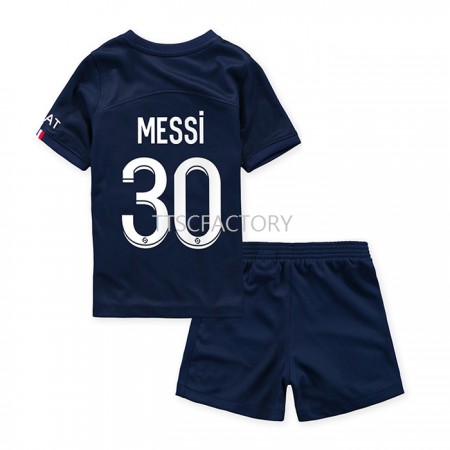 Fußballtrikots Paris Saint-Germain Messi 30 Kinder 2022-2023 Kurzarm Heimtrikotsatz kaufen